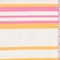 White/Baby Pink/Orange Stripe Slub Jersey Knit Fabric By the Yard